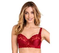 Miss Mary of Sweden Rose Womens Romantic Underwired Bra with Side Support 38C Red