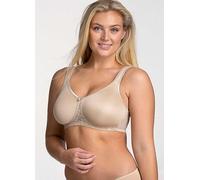 Miss Mary of Sweden Smooth Lacy Support Cup Non-Wired T-Shirt Bra 36C Beige