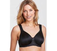 Miss Mary of Sweden Smooth Lacy Underwired T-Shirt Bra Black