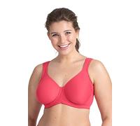 Miss Mary of Sweden Stay Fresh Tshirt Bra for Women - Seamless Underwire, Full Coverage, Supportive and Comfortable Fit 38DD Coral
