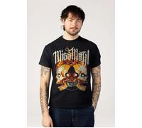 Miss May I - Flaming Skulls - T-Shirt - black - S - 100% Cotton S