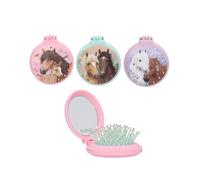 Miss Melody Horse Themed Folding Hairbrush Assorted Colour