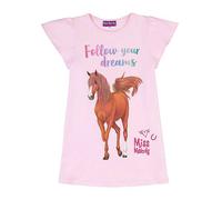 Miss Melody Kids Motif Print Jersey Dress Baby Pink