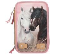 Miss Melody - Triple Pencil Case Dusty Rose Toy NEW