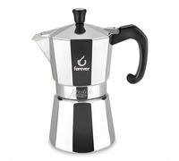 Miss Moka Prestige Aluminum 6 Cups For Induction Hob - FOREVER