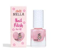 Miss Nella Kids Nail Polish, Itsy Glitsy Hippo kids peel off nail varnish