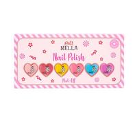 Miss Nella Kids Nail Polish SUMMER SPARKLE, peel off nail varnish set