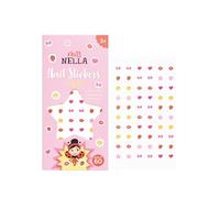 MISS NELLA Kids Nail Stickers, Snow Cute, Once Upon a Nail, Pretty Pop, Cutie in Bloom Designs, Pack of 60 Easy to Apply Stickers, Long Lasting, Age 3+ (1, Pretty pop)