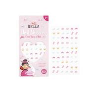 MISS NELLA Kids Nail Stickers, Snow Cute or Once Upon a Nail Designs, Pack of 60 Easy to Apply Stickers, Long Lasting, Age 3+ (1, Once Upon a Nail)