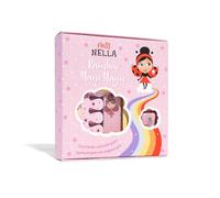 Miss Nella NAIL KIT & NAIL POLISH- kids Accessories set + Miss Nella Its Glitzy Hippo varnish- peel off polish, nail stickers, tattoos, nail filer & toe separators- designed foe children hands & toes