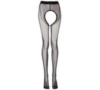 Miss O P211 Black Large/X-Large Open Crotch Pantyhose