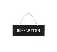 Boss Witch Wall Sign KDMD Black One Size