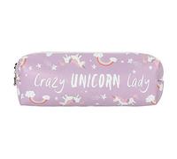 Miss Pretty London Lilac Crazy Unicorn Pencil CASE