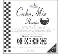 Miss Rosie's Quilt Co - Cake Mix Recipe 9-44 Recipe Cards Each Recipe Card Makes 1-9" x 9" Finished Quilt Block