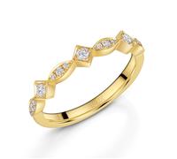 Miss ROX Diamond Stacking Ring Luxury - Yellow Gold