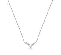 Miss ROX Diamond Wishbone Necklace In ROX Luxury Packaging Luxury Hallmarked - White Gold - ROX Diamond & Thrills Jewellery