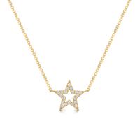 Miss ROX 'ROX STAR' Diamond Necklace Lobster Clasp Pendant Luxury Lobster Clasp Hallmarked Chain - Yellow Gold - ROX Diamond & Thrills Jewellery