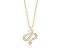 Miss ROX Year of the Snake Diamond Necklace Motif Exclusive Luxury - Yellow Gold - ROX Diamond & Thrills Jewellery