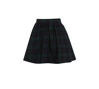 Miss Skinny New Womens RED Black Ladies Tartan Skater Mini Skirt Elasticated Waist Size 8-20 (16, Green/Purple)