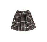Miss Skinny New Womens RED Black Ladies Tartan Skater Mini Skirt Elasticated Waist Size 8-20 (18, Grey)
