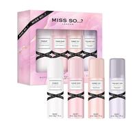 Miss So...? Mini Galore Womens Body Fragrance Gift Set, with Starlet, Sugar Rush, Sunset Sky & Twilight Kiss, Body Fragrance Set (4x50ml)
