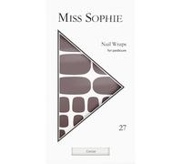 Miss Sophie Nail Foils Cocoa Pedicure Wrap 27 pcs.