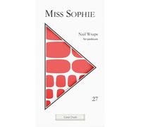 Miss Sophie Nail Foils Coral Crush Pedicure Wrap 27 pcs.