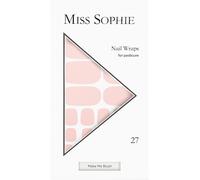 Miss Sophie Nail Foils Make Me Blush Pedicure Wrap 27 pcs.