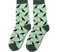 Miss Sparrow Puffins Socks | Super Soft, Breathable, Eco Friendly Bamboo Blend, 1 Pair