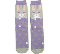 MISS SPARROW Rabbit Socks Cute Bunnys Womens Super Soft Breathable Bamboo Blend Eco Friendly Size 4 to 7 (UK, Numeric, 3, 7, Regular, Regular, Lilac)