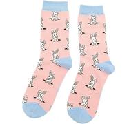 MISS SPARROW Rabbit Socks Womens Soft Eco Friendly Bamboo Blend 1 Pair Dusky Pink