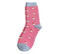 MISS SPARROW Robin Socks Super Soft Breathable Bamboo Blend Novelty 1 Pair (UK, Numeric, 3, 7, Regular, Regular, Berry)
