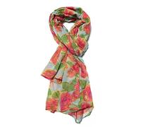 MISS SPARROW Rose Scarf Soft Stylish Lightweight Polyester Accessory (Pale Blue)