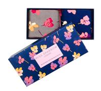 MISS SPARROW Violas Socks Gift Box Super Soft Breathable Bamboo Blend Eco Friendly 2 Pairs Size 4 to 7