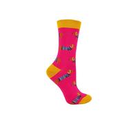Miss Sparrow Women's 1 Pack Novelty Dog Pattern Bamboo Socks | Size: 4-7 Miss Sparrow Multicolor 4-7