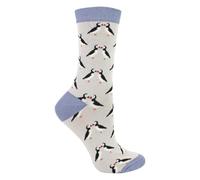 Miss Sparrow Womens Novelty Animal Soft Bamboo Breathable Socks | Plant Based Fibre | Statement Gift | Patterned Hosiery | Conversation Starter | Moisture Managing Hosiery