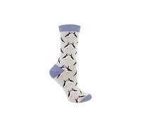 Miss Sparrow Women's Novelty Animal Themed Soft Breathable Bamboo Socks in Silver | Size: 4-7 Miss Sparrow Silver 4-7