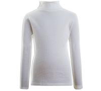 Miss Ta-daa Womens Plain Long Sleeve Turtle Polo Neck TOP Ladies ROLL Neck TOP Jumper (M/L, White)