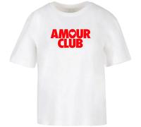 Miss Tee Amour Club Heart Short Sleeve T-shirt