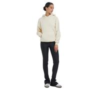 Miss Tee Back Around Fluffy Hoodie Beige S Women