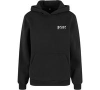 Miss Tee Damen Girls Peace Hand Ladies Fluffy Hoody MST374