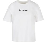 Miss Tee Damen T-Shirt I Don't Care Tee MST151