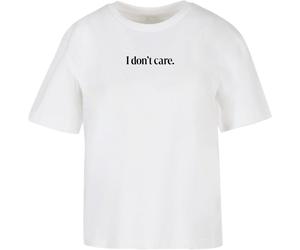 Miss Tee Damen T-Shirt I Don't Care Tee MST151