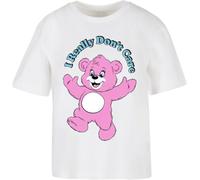 Miss Tee Damen T-Shirt Really Don't Care Pink Bear MST319