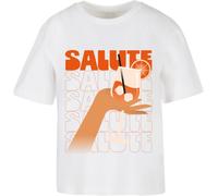 Miss Tee Damen T-Shirt Saluti A Tutti Tee MST124