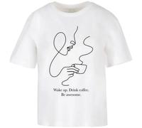 Miss Tee Drink Coffee Be Awesome Short Sleeve T-shirt