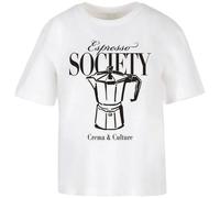 Miss Tee Espresso Society Short Sleeve T-shirt
