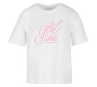 Miss Tee Girl Gang Wording Short Sleeve T-shirt