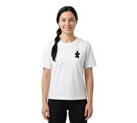 Miss Tee Good Karma Happy Flower Short Sleeve T-shirt White 3XL Woman