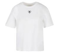 Miss Tee Good Vibes Only Heart Short Sleeve T-shirt